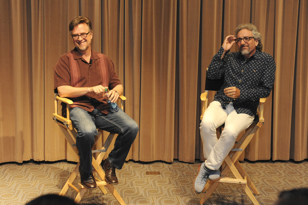 DAN POVENMIRE (CO-CREATOR/EXECUTIVE PRODUCER, "PHINEAS AND FERB"), JEFF "SWAMPY" MARSH (CO-CREATOR/EXECUTIVE PRODUCER, "PHINEAS AND FERB")