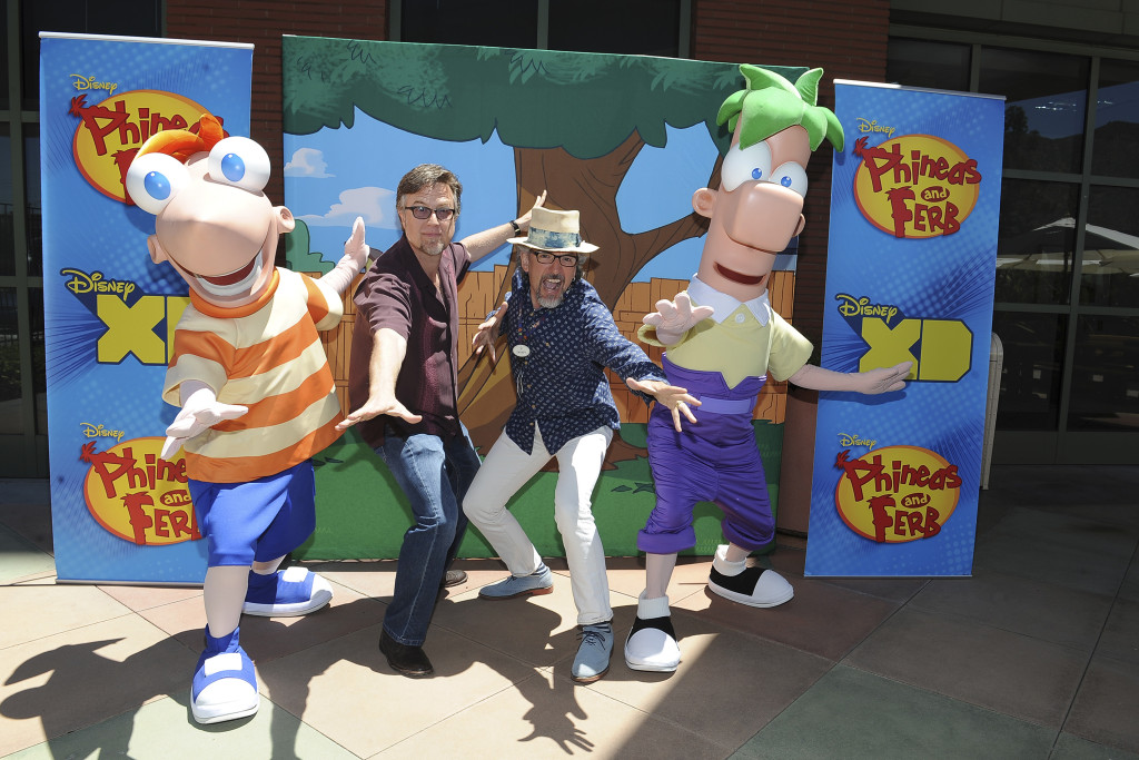 PHINEAS, DAN POVENMIRE (CO-CREATOR/EXECUTIVE PRODUCER, "PHINEAS AND FERB"), JEFF "SWAMPY" MARSH (CO-CREATOR/EXECUTIVE PRODUCER, "PHINEAS AND FERB"), FERB