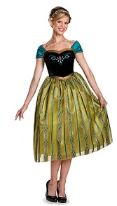 Frozen Anna Coronation Deluxe Costume - Women
