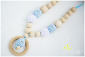 silicone teething necklace for mom