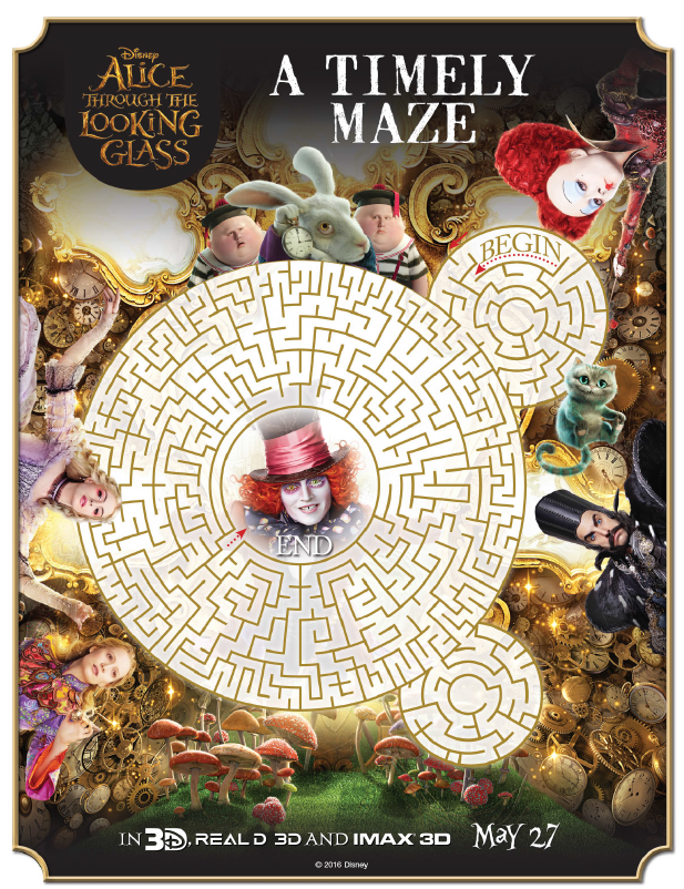 Alice Through The Looking Glass Maze