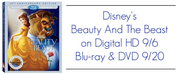 Disney’s Beauty And The Beast Coming to Digital HD & Blu-ray This September