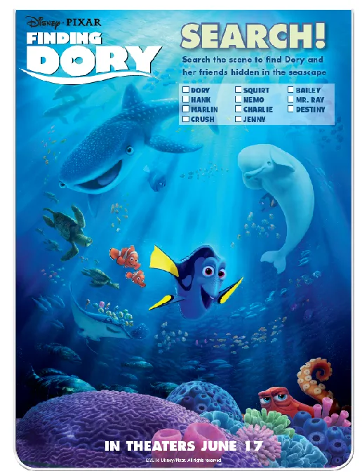 Finding Dory Search the Scene