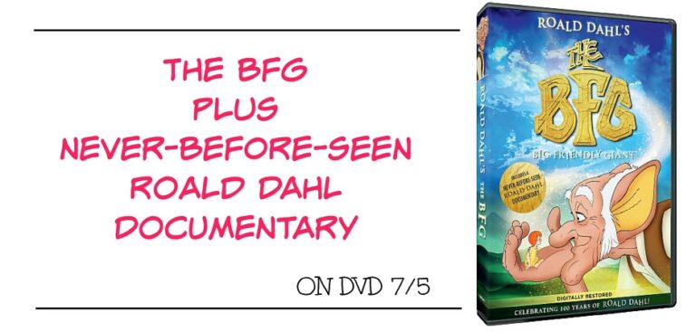 Roald Dahl’s The BFG + Never Before Seen Documentary on DVD 7/5