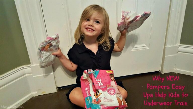 Why NEW Pampers Easy Ups Help Kids to Underwear Train