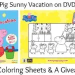 Celebrate Summer with Peppa Pig Coloring Pages & Activity Sheets