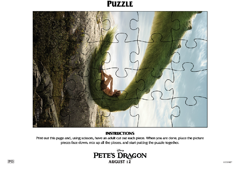 Petes Dragon Puzzle