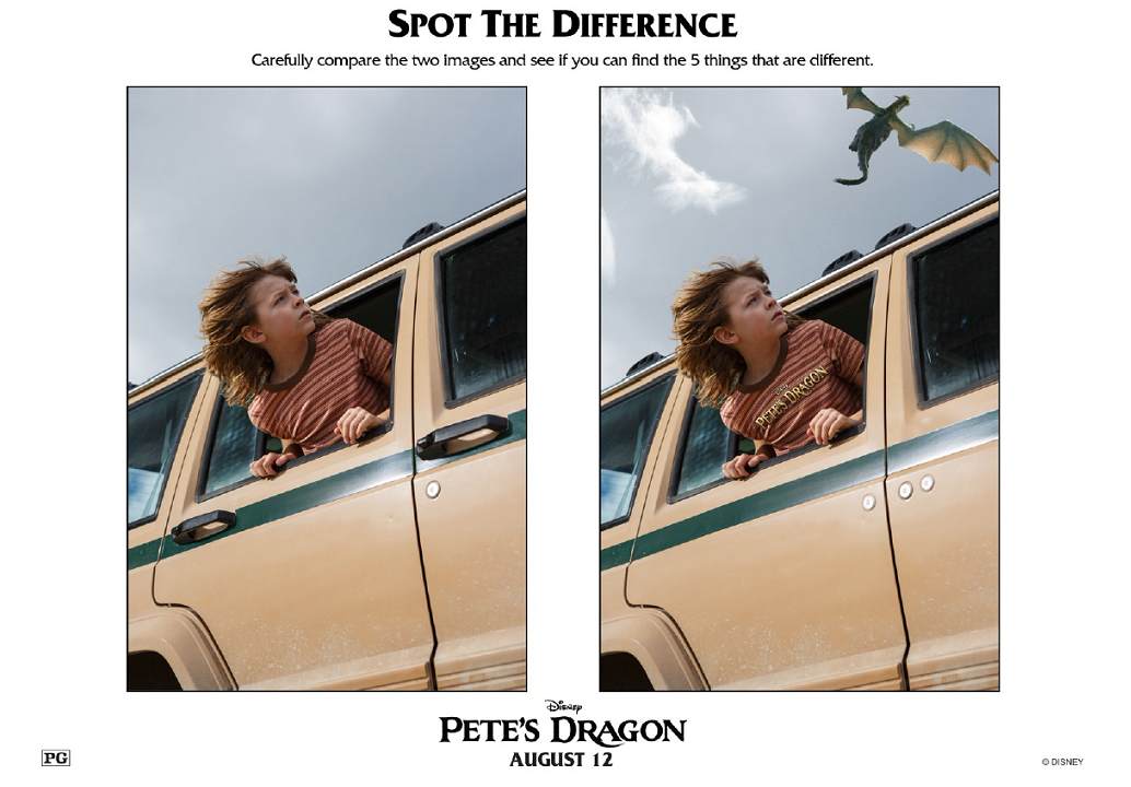 Petes Dragon Spot the Difference