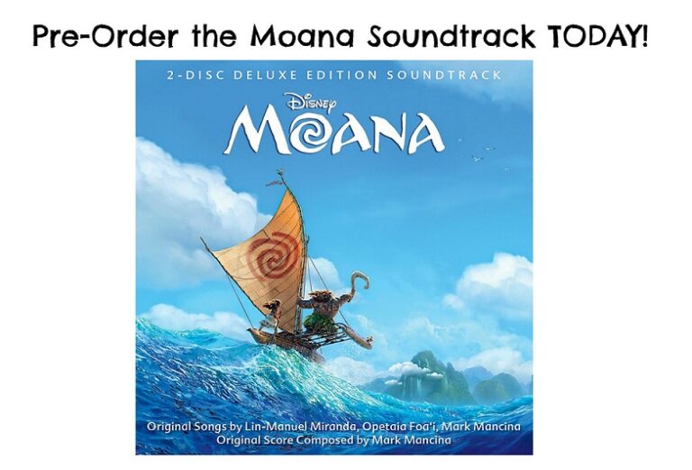 Pre-Order Disney’s Moana Soundtrack Today