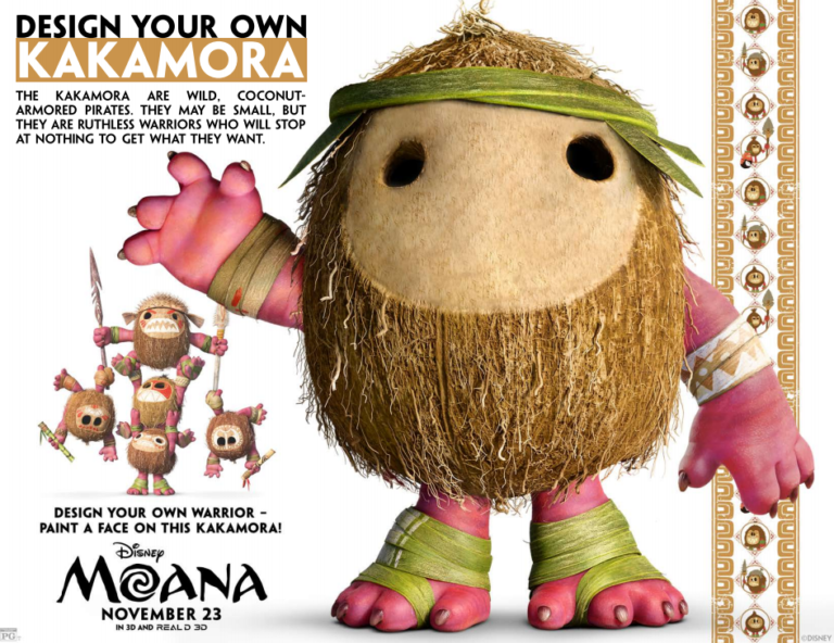 Get Your FREE Moana Activity Sheets & Coloring Pages