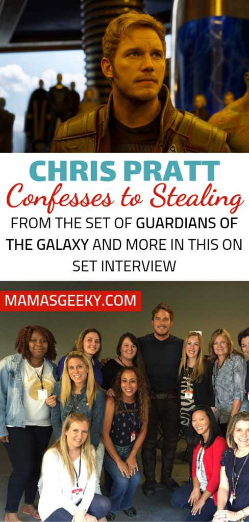 Chris Pratt Guardians of the Galaxy Set Interview