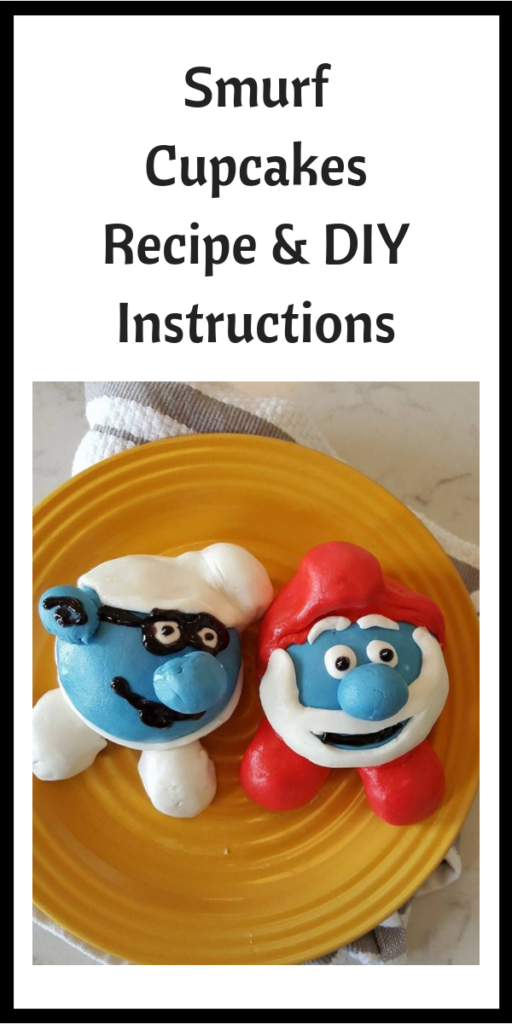 Smurf Cupcakes Recipe & DIY Instructions