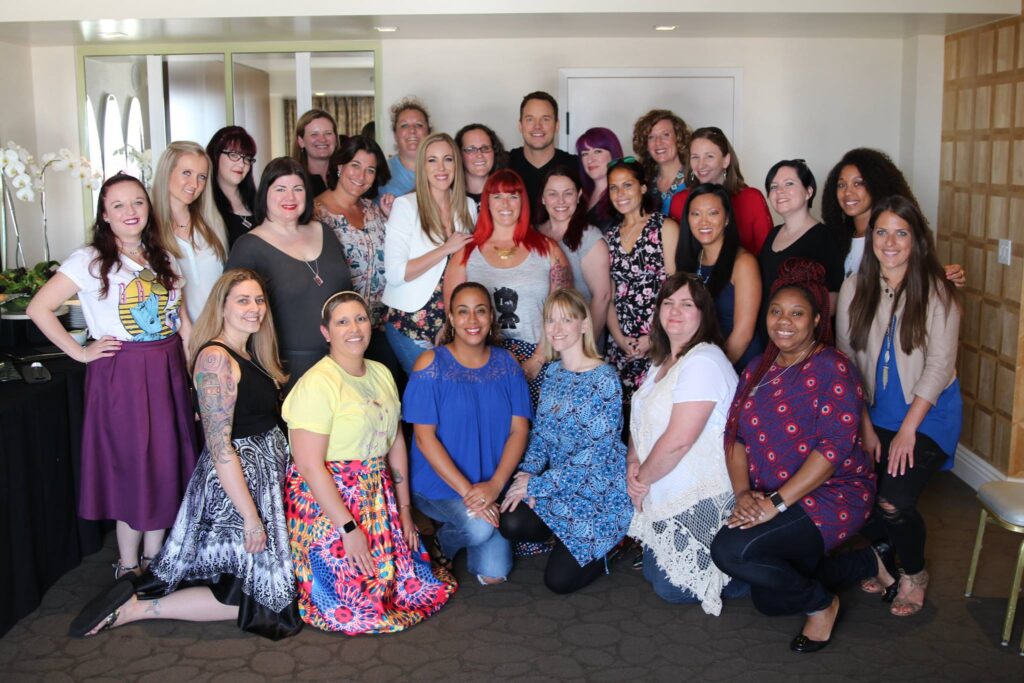 Mom Bloggers with Chris Pratt/Star-Lord Guardians of the Galaxy Vol 2