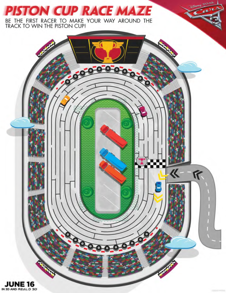Cars 3 Maze