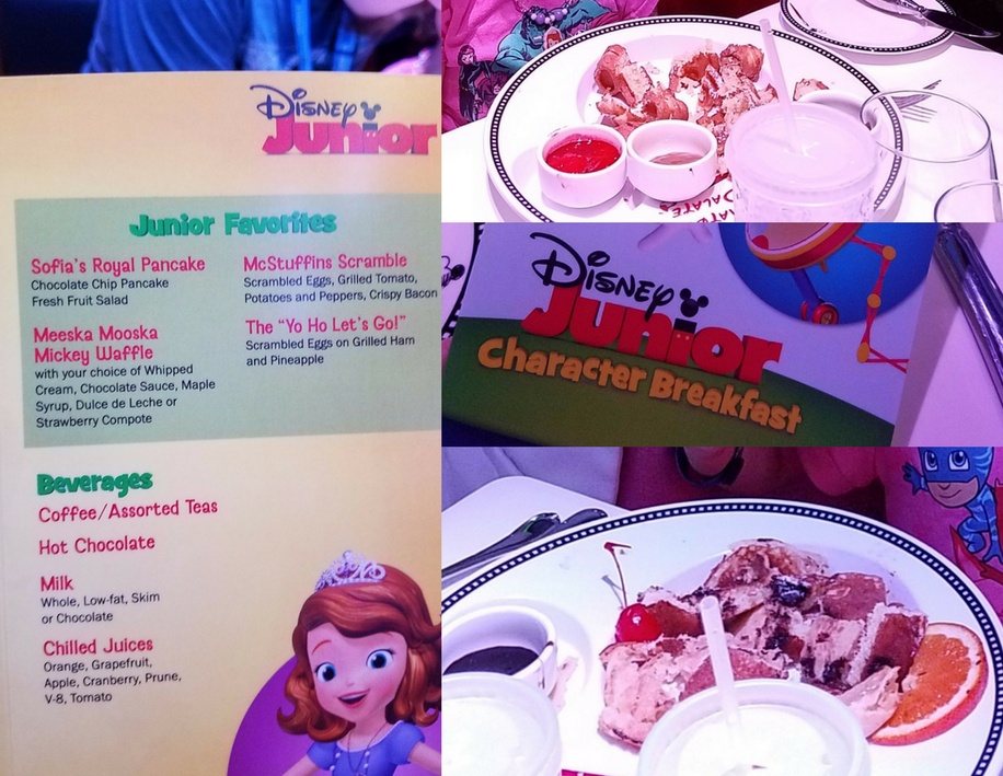 Disney Cruise Disney Junior Breakfast Food