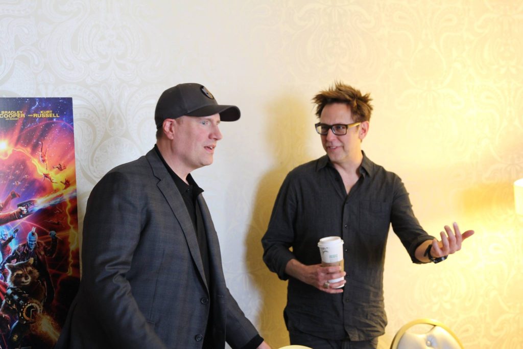 James Gunn and Kevin Feige Guardians of the Galaxy Vol 2