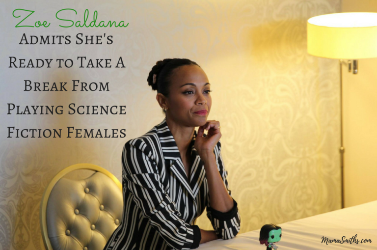 Zoe Saldana Admits She’s Ready to Take A Break From Playing Science Fiction Females