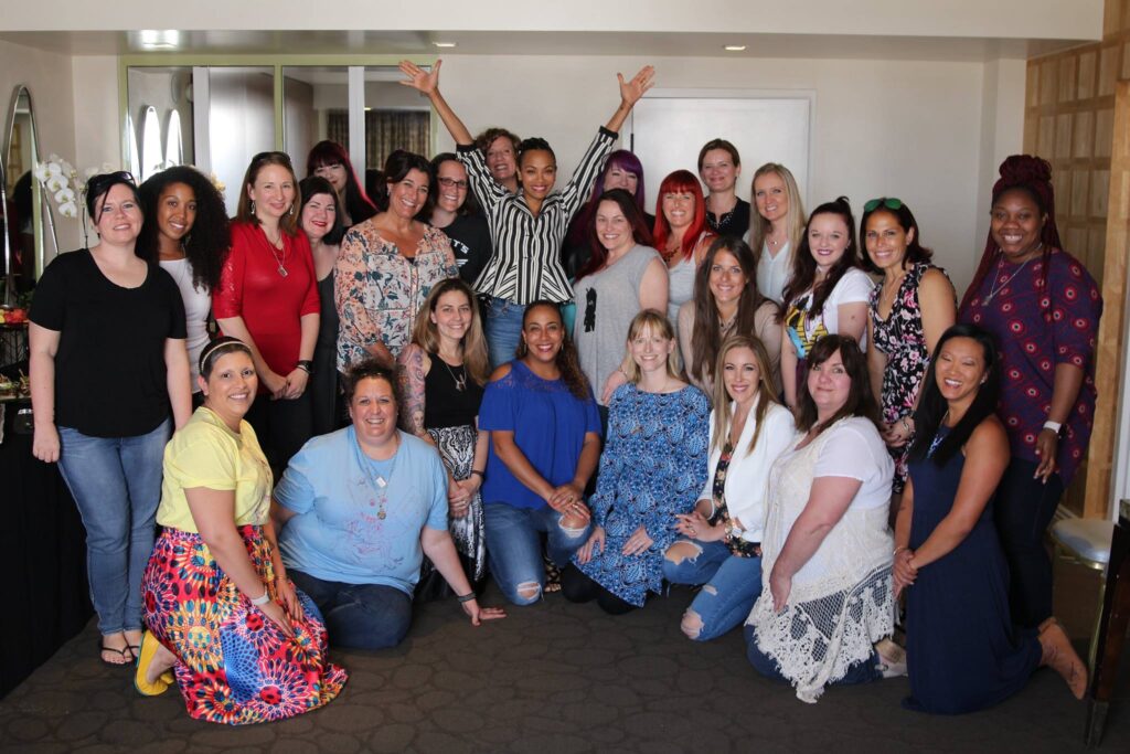 Mom Bloggers with Zoe Saldana Guardians of the Galaxy Vol 2