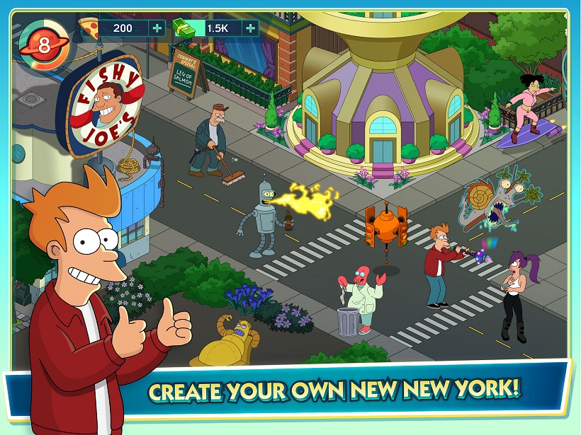 Futurama Worlds of Tomorrow Screenshot