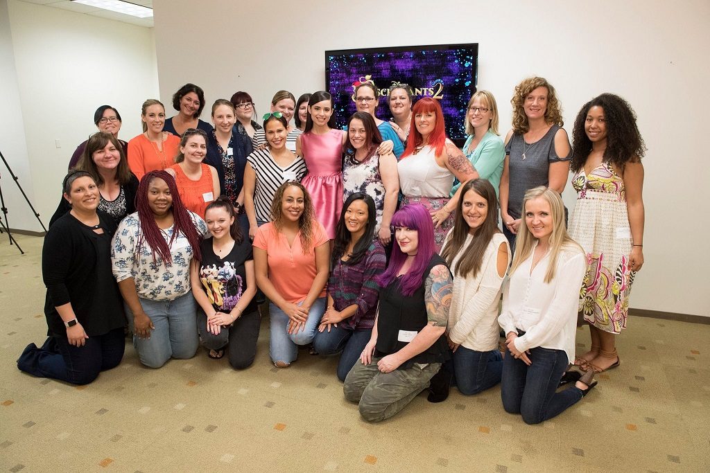Sofia Carson with Bloggers Descendants 2