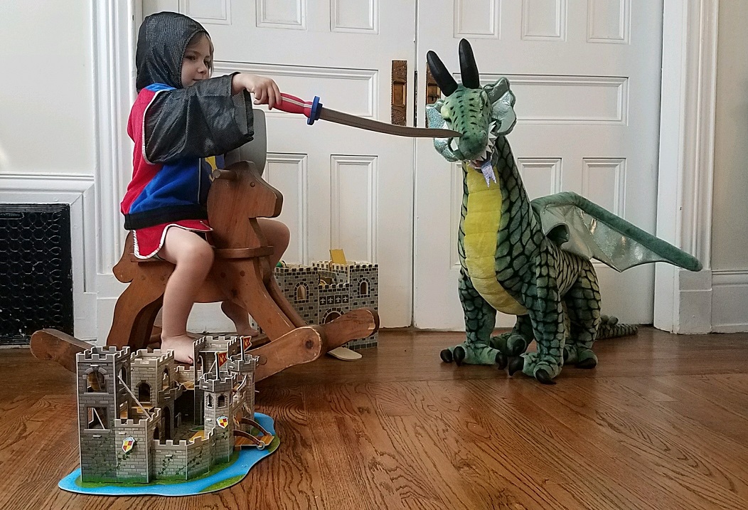 How to Create your own Renaissance Faire at Home! Melissa and Doug Knight Dragon Battle