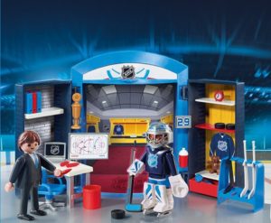 PLAYMOBIL NHL Locker Room Play Box