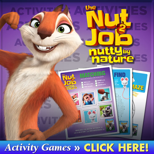 nut job 2 activity sheets