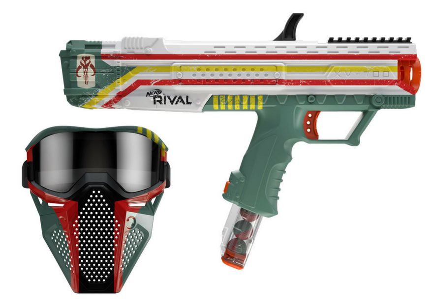 NERF Mandalorian Blaster and Face Mask
