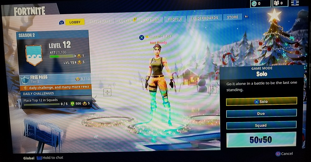 fortnite battle royale player