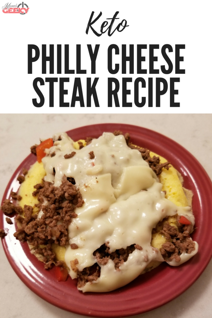 Philly Cheese Steak on 90 Second Keto Bread Low Carb Dinner Recipe