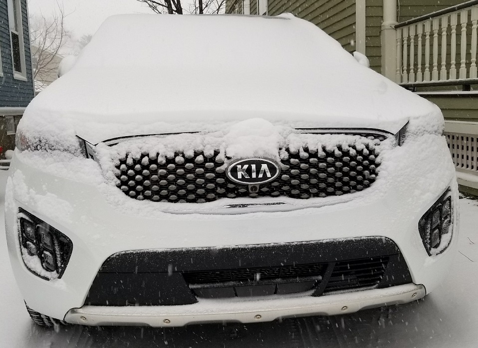 Kia Sorento Snow Covered