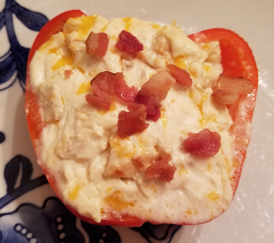 chicken cream cheese stuffed peppers