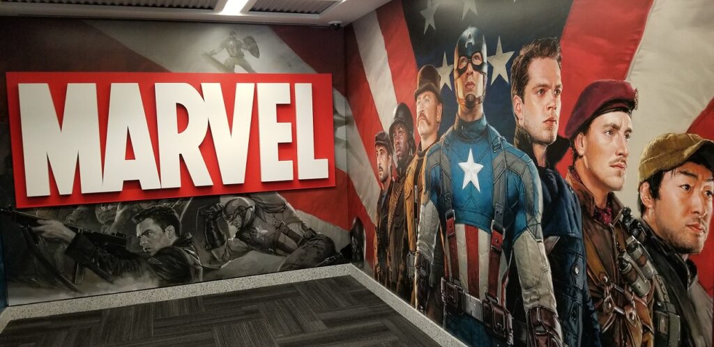 Marvel Studios Tour Captain America Elevator