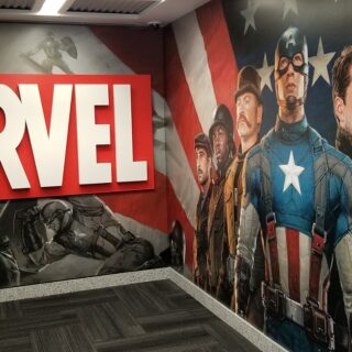 Marvel Studios Tour Captain America Elevator