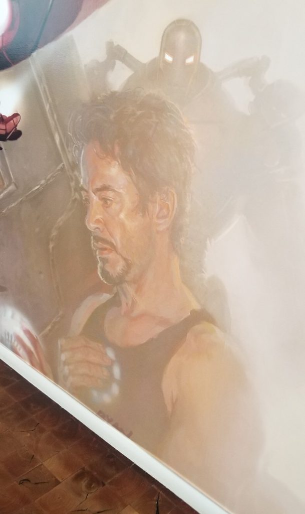 Marvel Studios Tour Iron Man Mural