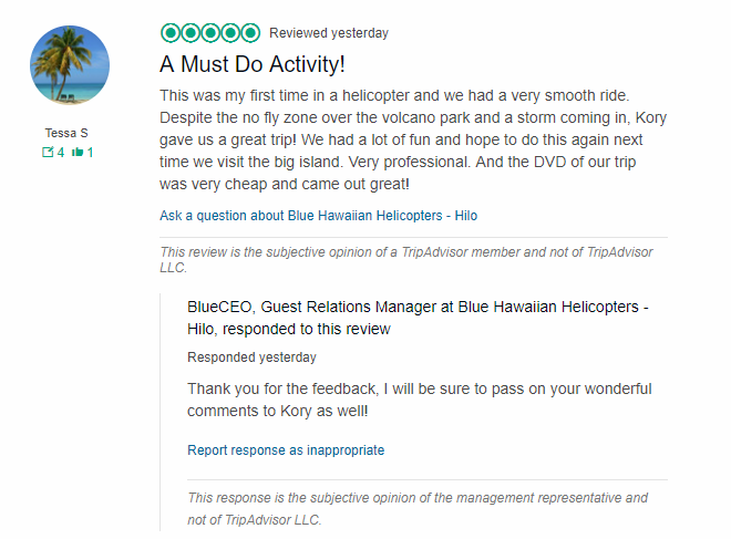 tripadvisor review