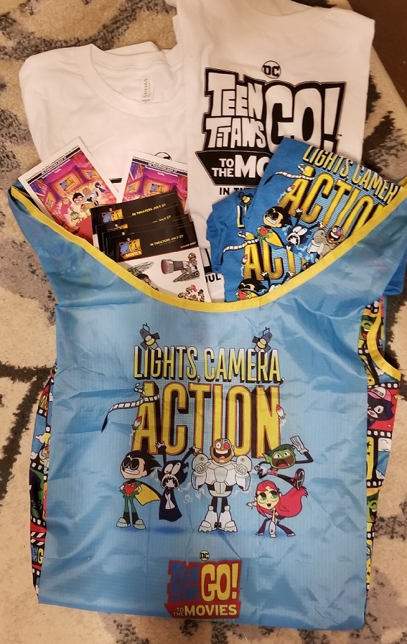 Teen Titans GO to the movies prize pack