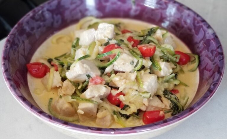Keto Approved Creamy Tuscan Chicken Over Zoodles Recipe