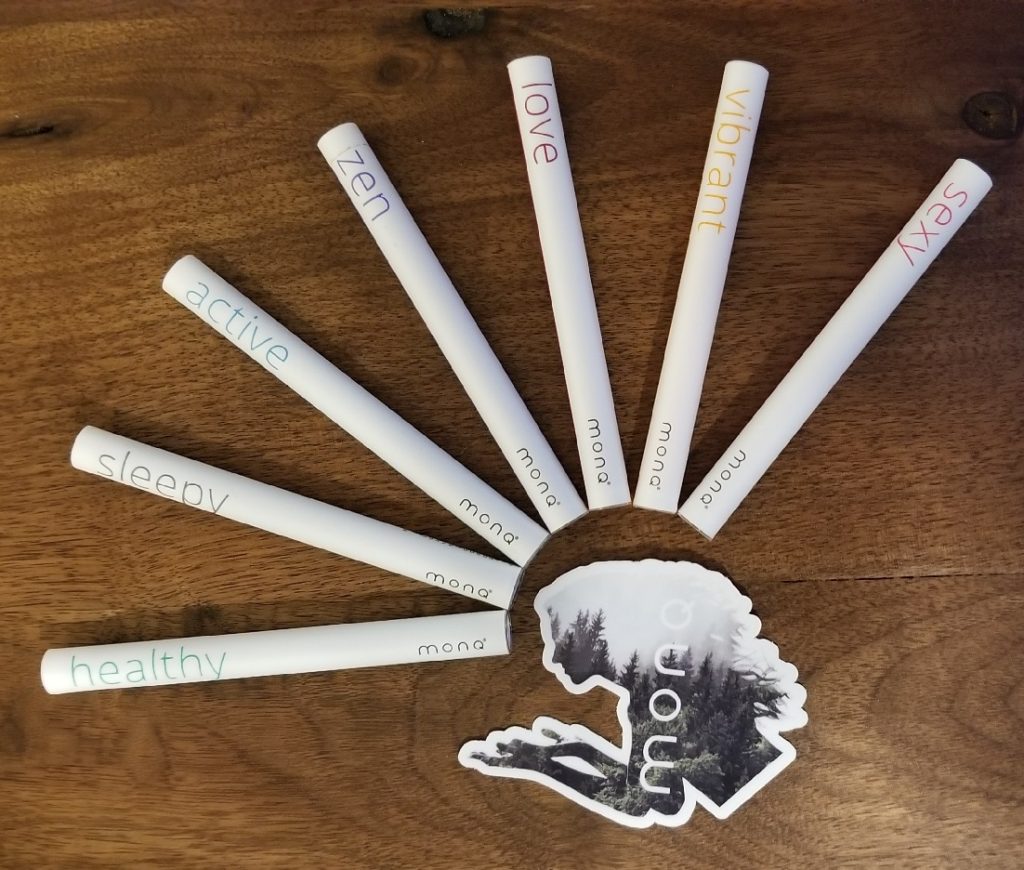 MONQ portable oil diffuser blends