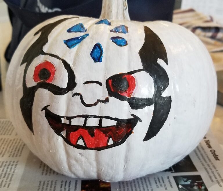 How to Make Your Own Kaos Skylanders Pumpkin