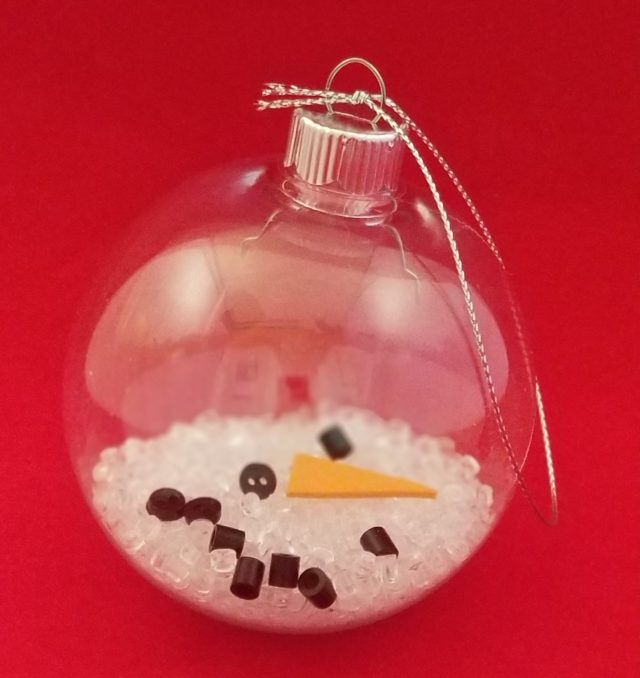 Super Easy &amp; Adorable DIY Melted Snowman Ornament