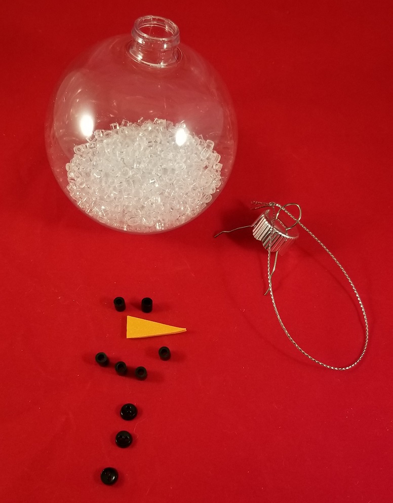 DIY Melted Snowman Ornament Pieces