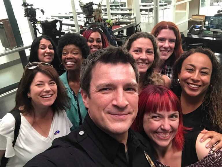 Exploring the Set of The Rookie with Mercedes Mason & Nathan Fillion | #TheRookie