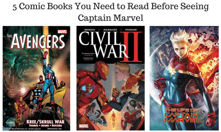 5 Comic Books You Need to Read Before Seeing Captain Marvel