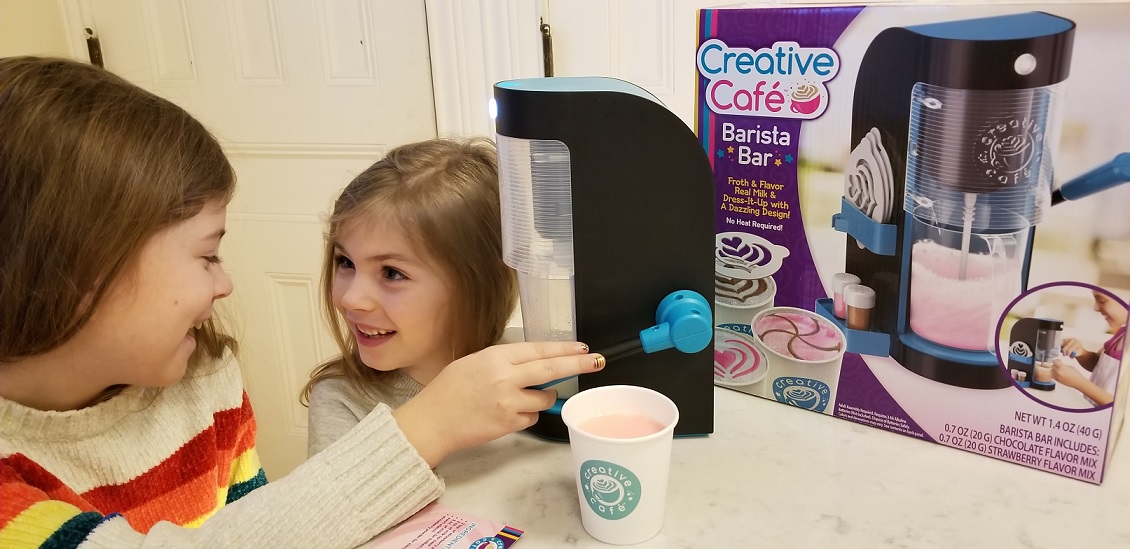 Now Your Kids Can Join in Coffee Talk With Creative Café Barista Bar Creative Cafe Barista Bar in Use