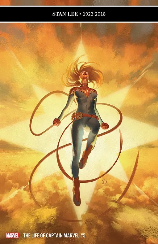 the life of captain marvel 5 cover