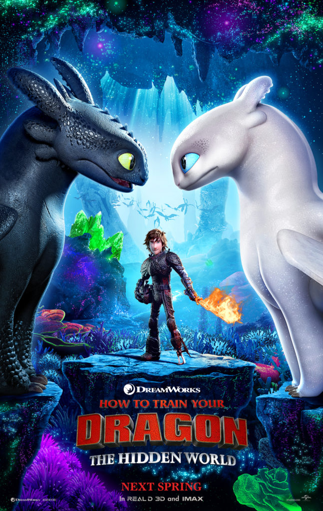 how to train your dragon 3 poster