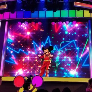 Roadster Mickey Disney Junior Dance Party Stage