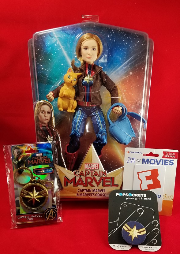 captain marvel prize pack