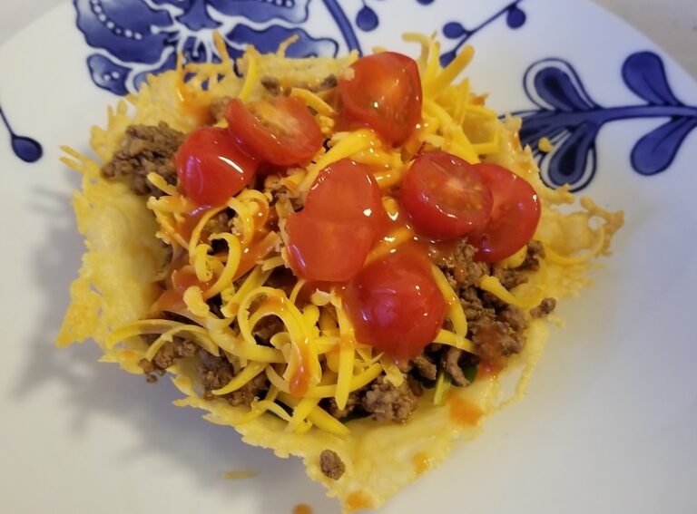 Low Carb & Keto Taco Seasoning & Parmesan Cheese Shell Recipe